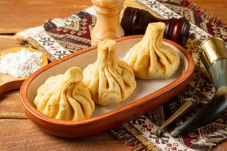 Хинкали Говядина с Бараниной(Жареные)