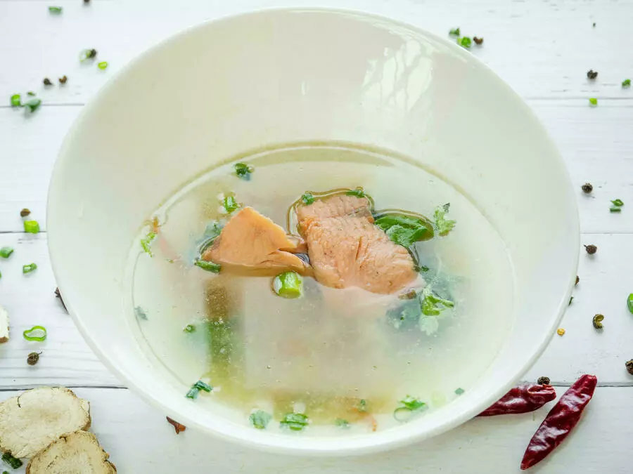 Рыбный суп с горбушей  东干鱼汤