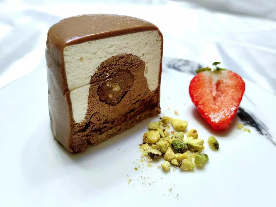 Пирожное Шоколадное 巧克力冰激淋蛋糕