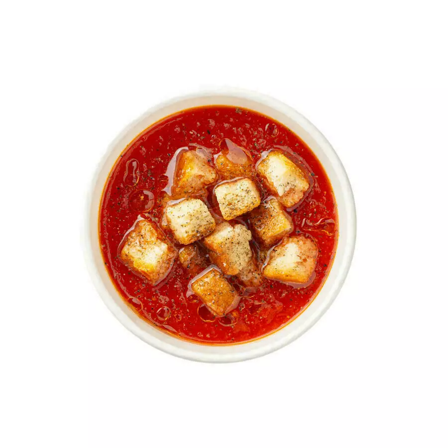 Суп томатный с крутонами 