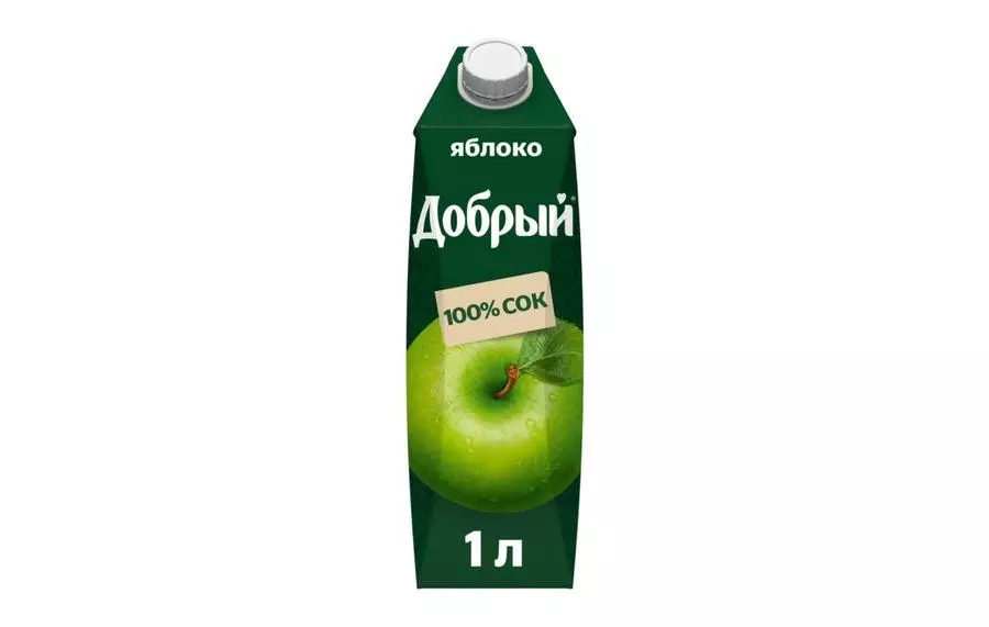 Сок Добрый Яблочный 1Л