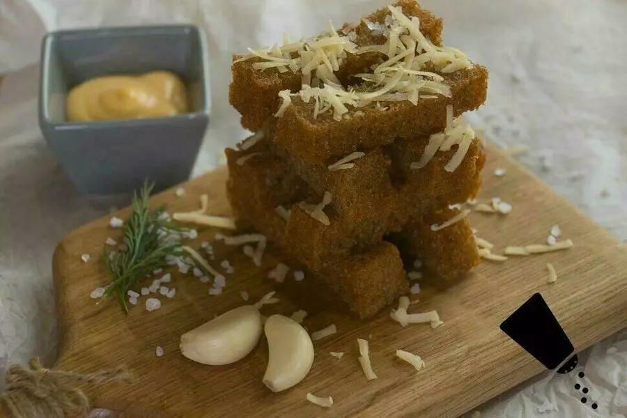 Гренки с солью