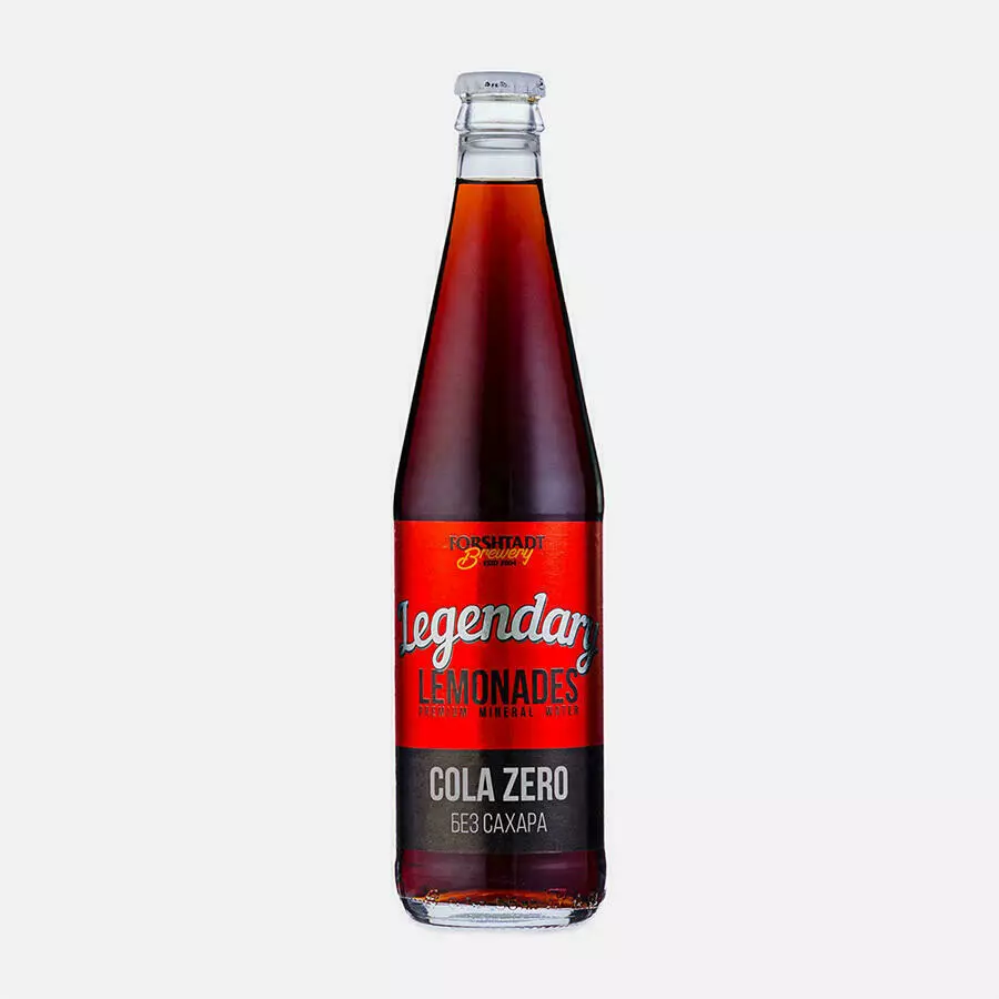 Форштадт Легендарные лимонады Cola Zero 0,5л бут.