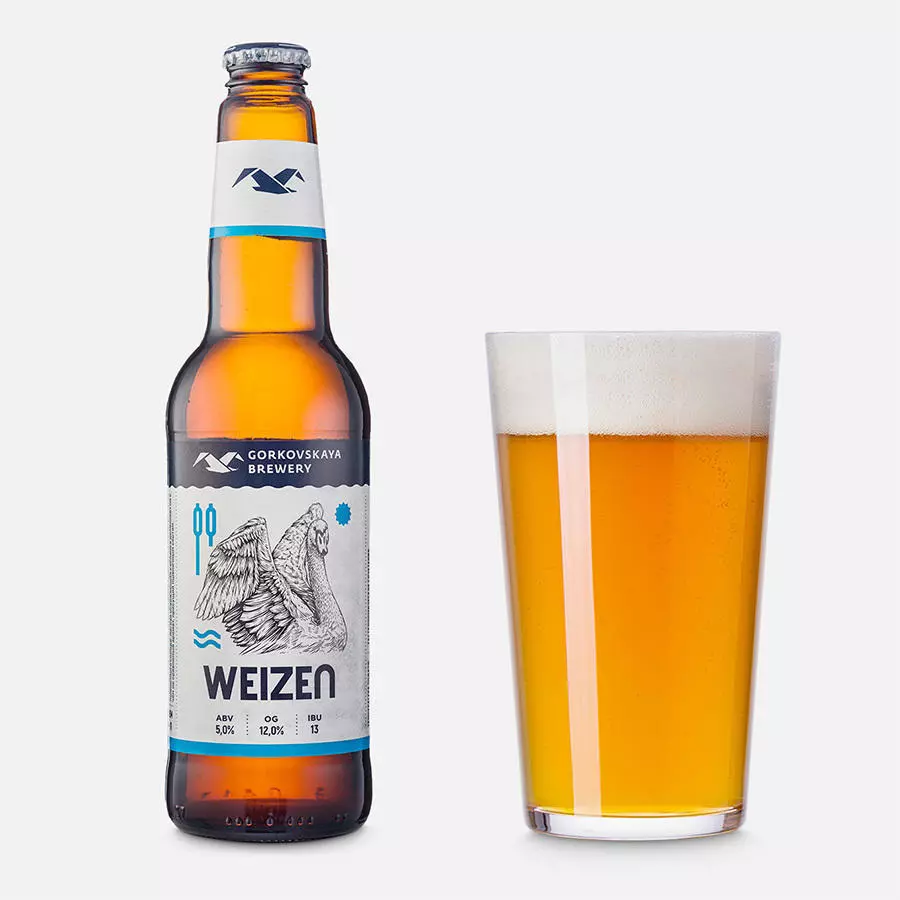 Горьковская Пивоварня Weizen (Вайцен) 0,44л бут.