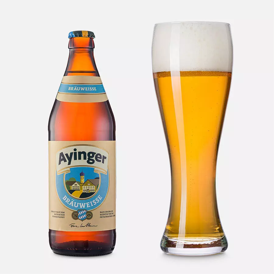  Ayinger Brau-Weisse (Айингер Бройвайссе)  Германия 0,5л бут.