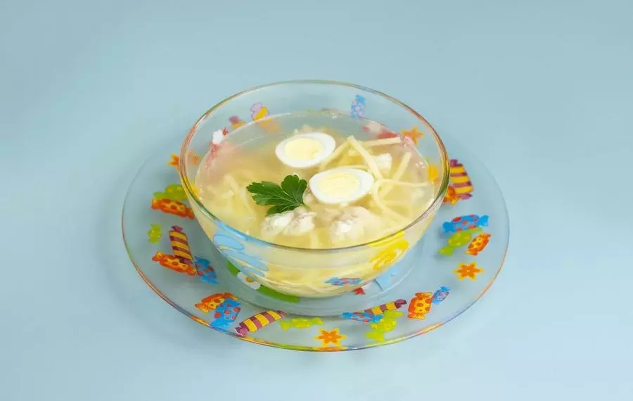 Суп-лапша (детская тарелка)