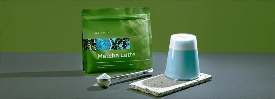 Синяя черемуха - анчан | Matcha latte 