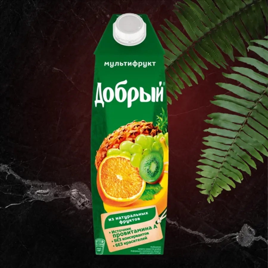 Сок Добрый мультифрукт 1л