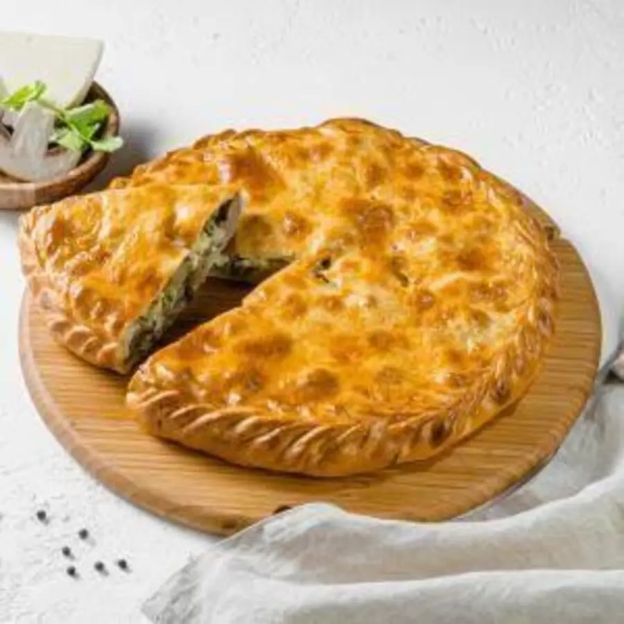 Дагестанский пирог с курицей и грибами  ХАЛЯЛЬ