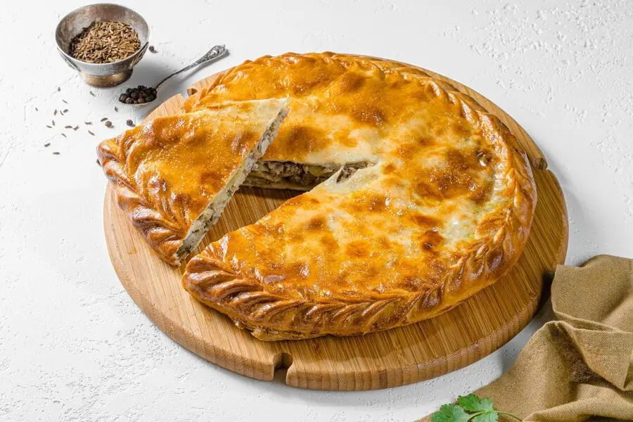 Дагестанский пирог с мясом и картофелем  ХАЛЯЛЬ