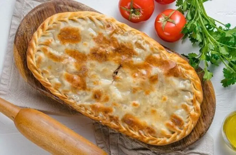 Большой мясной пирог Къачи  ХАЛЯЛЬ