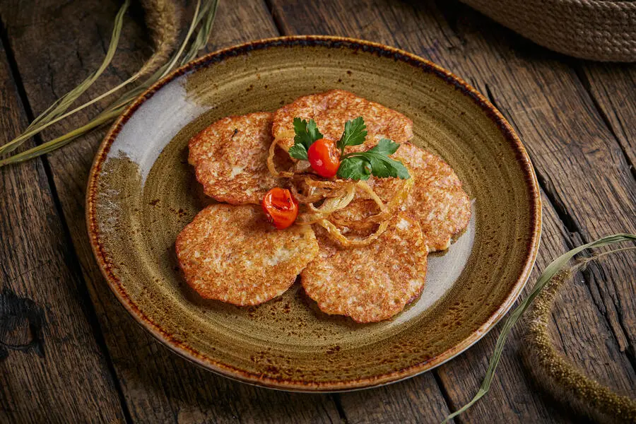 Деруны из картофеля со сметаной