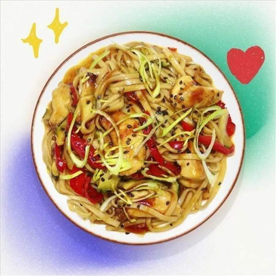 Лапша WOK с курицей