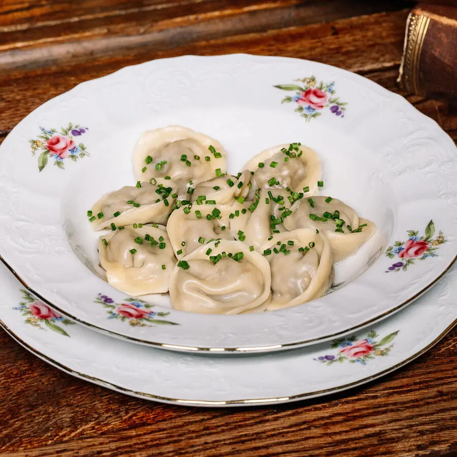 Пельмени с грибами