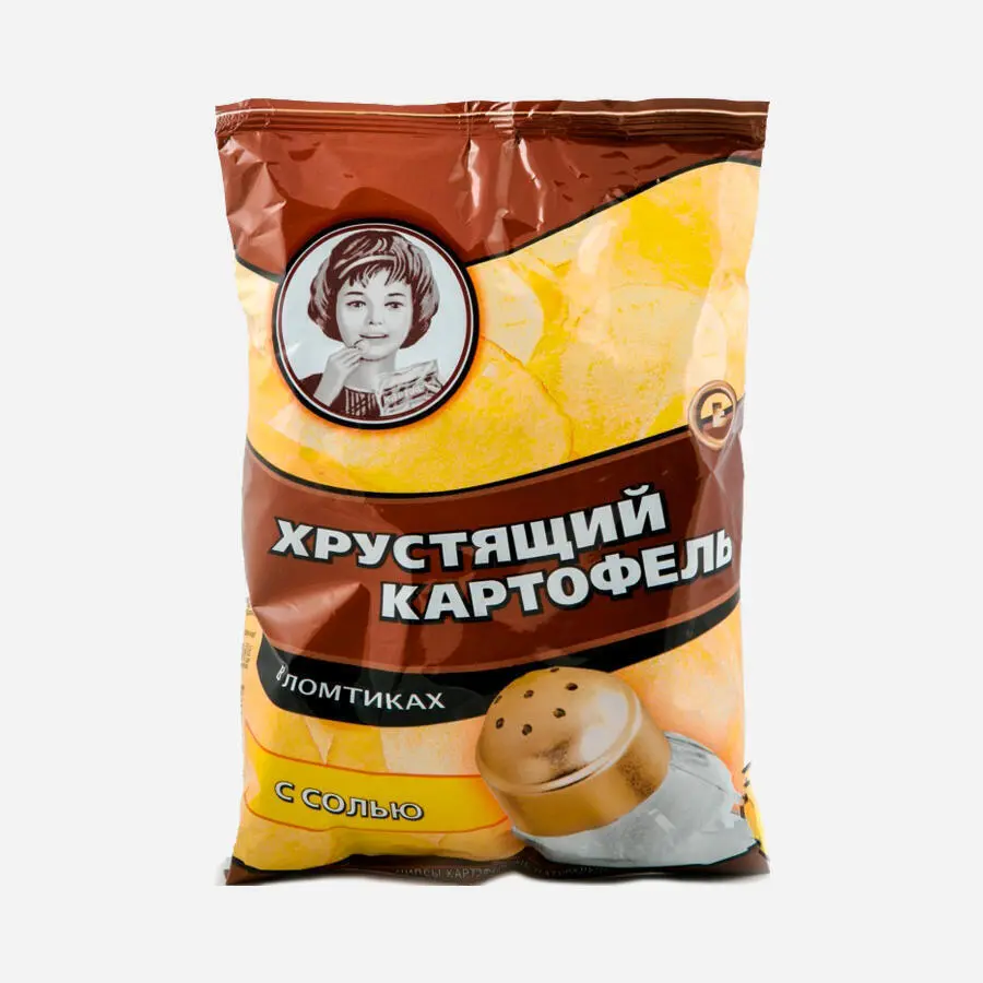 Хрустящий картофель с солью 160 гр.