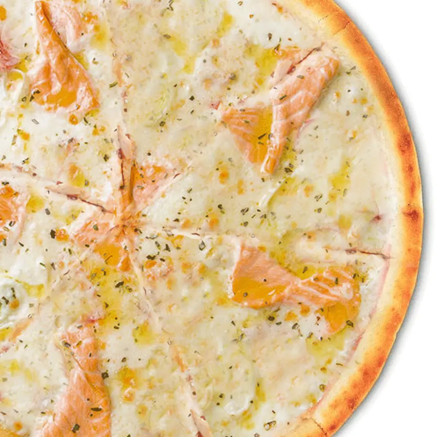 Пицца "Семга и сыр Дор Блю" 28 см.