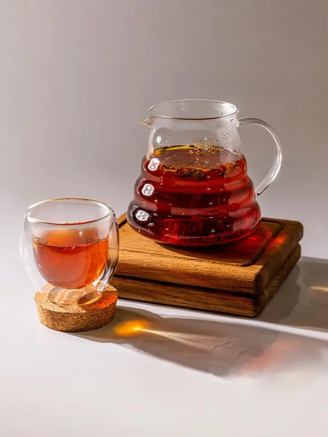 Чай Ройбуш с клубникой 