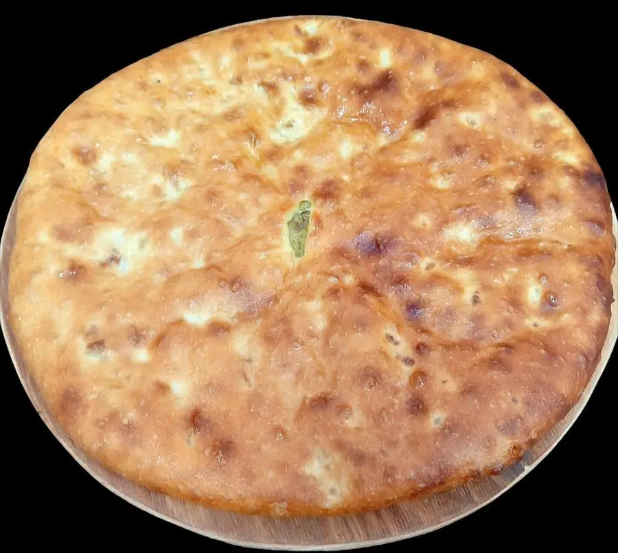 С картошкой, сыром и грибами