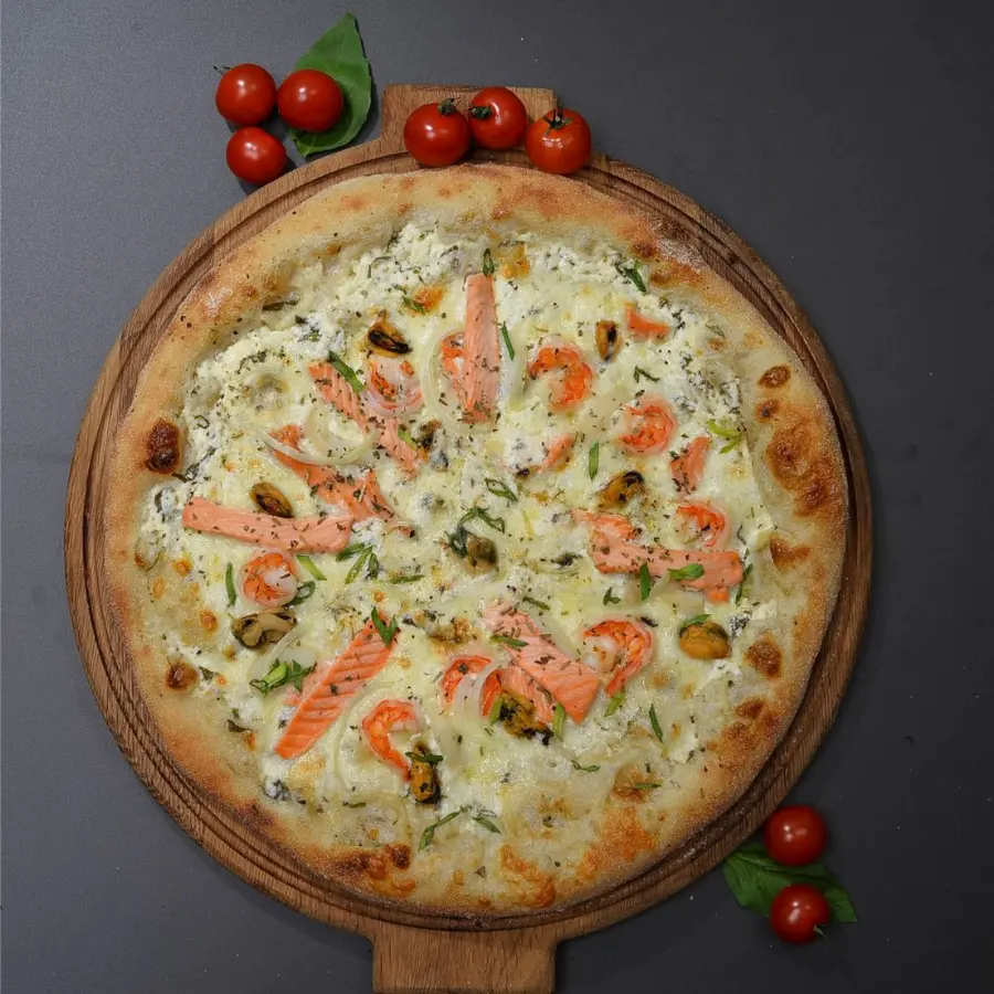 Пицца с морепродуктами (25 см.)