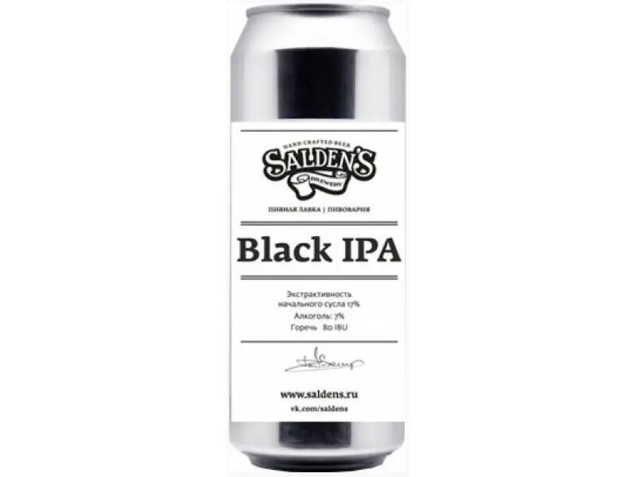 Saldens Black IPA (Блэк ИПА) 0,5л м/б