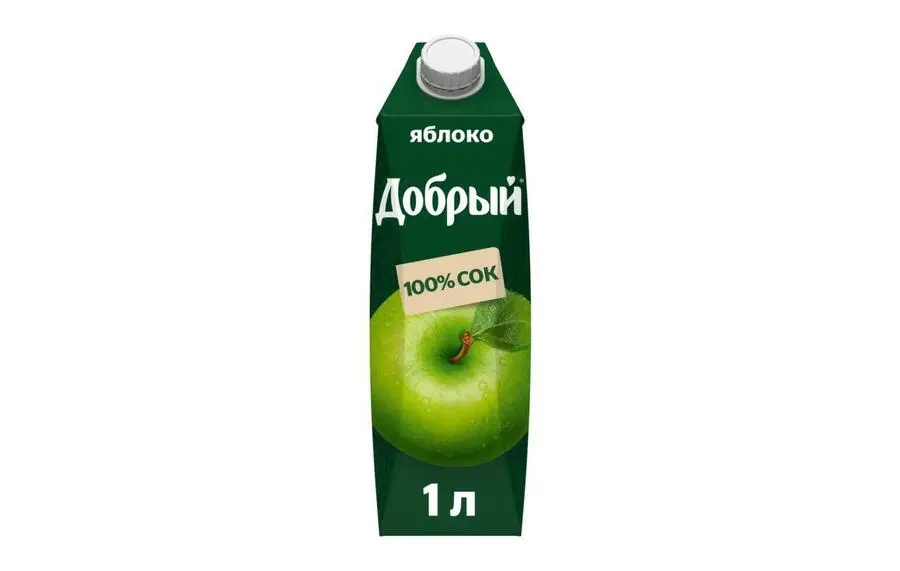 Сок Добрый Яблочный 1Л