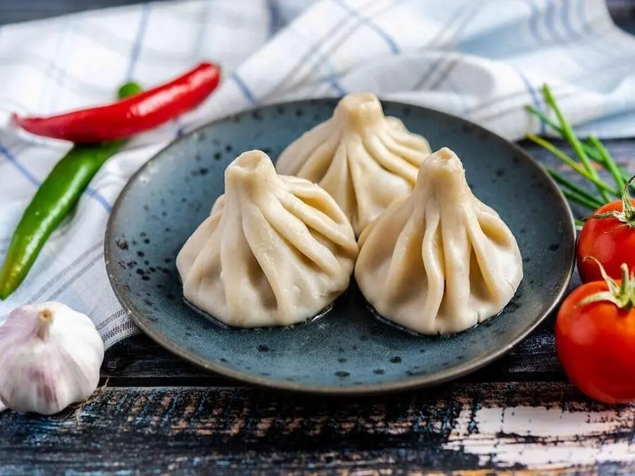 Хинкали с курицей