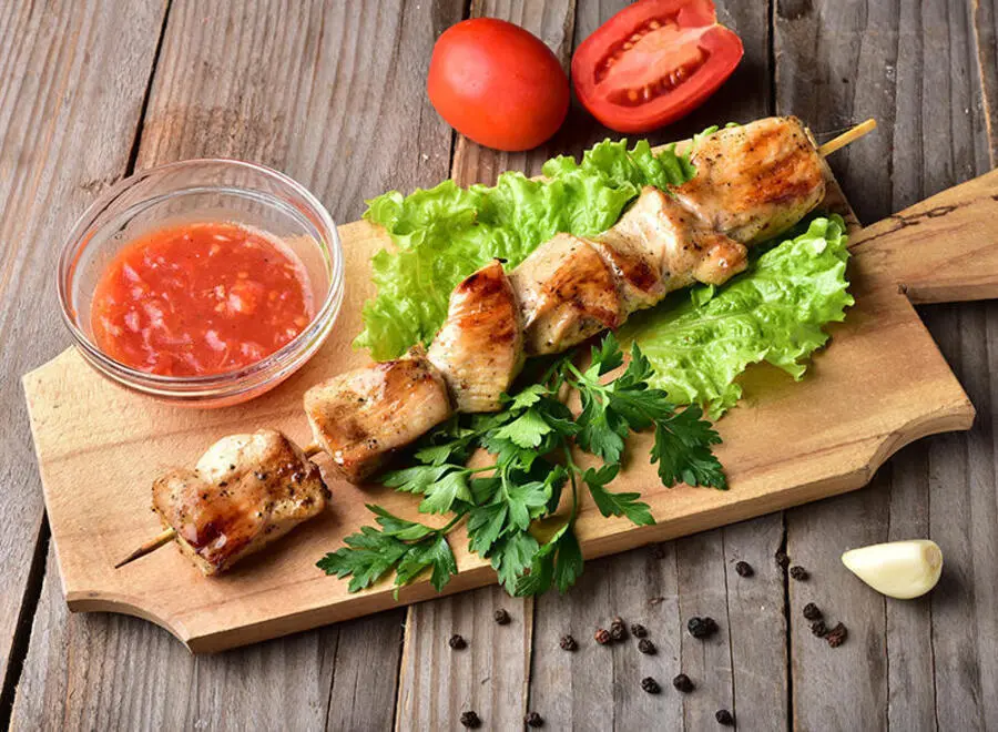 Шашлык из курицы