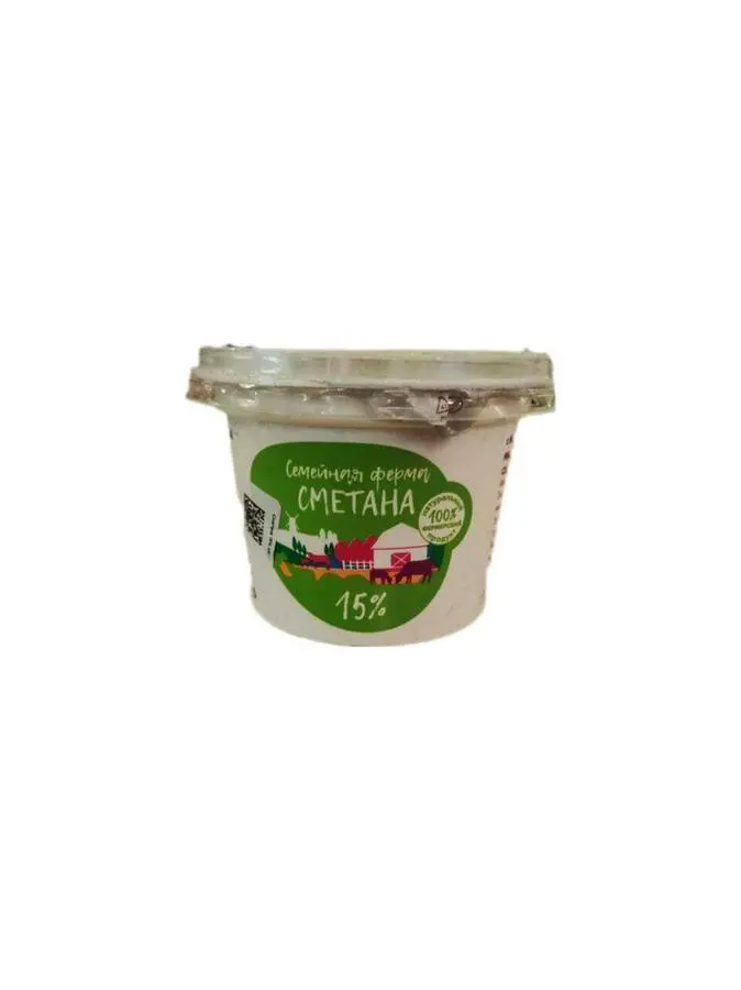 Сметана "Семейная ферма" 15% 230 г