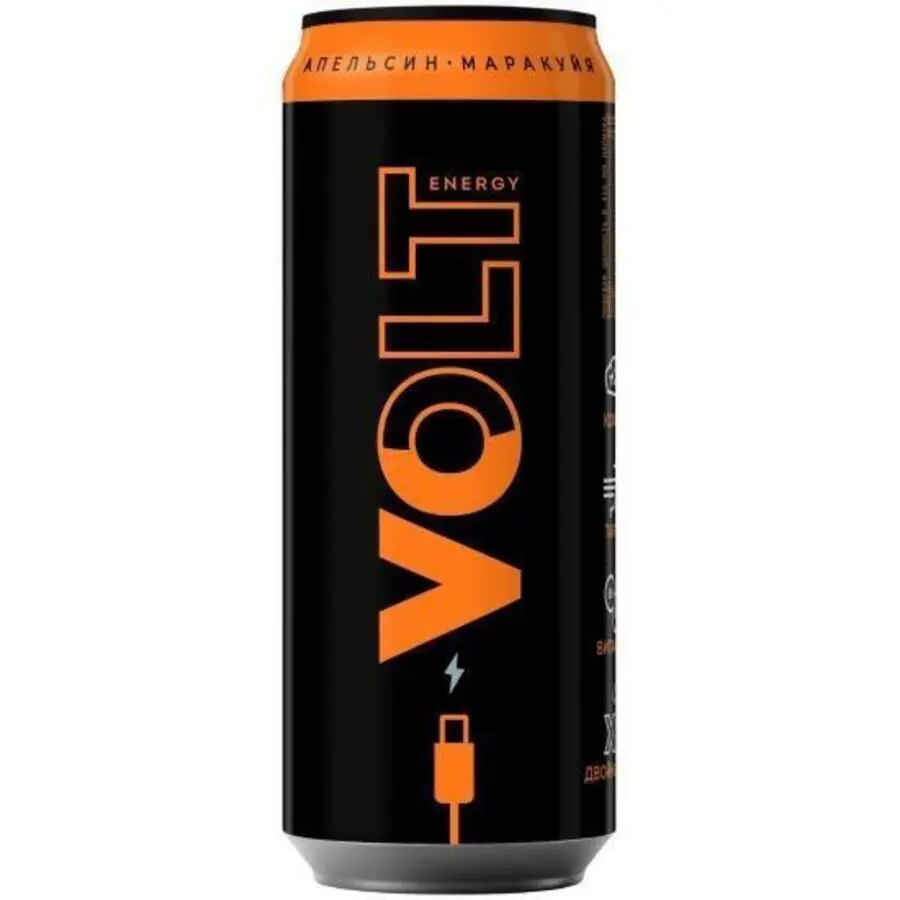 Volt Energy апельсин-маракуйя 0,45л м/б