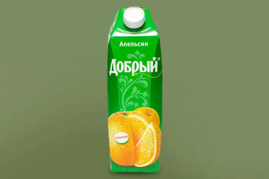 Сок «Добрый» апельсин, 1л