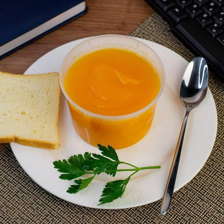 Крем-суп из тыквы с тыквенными семечками