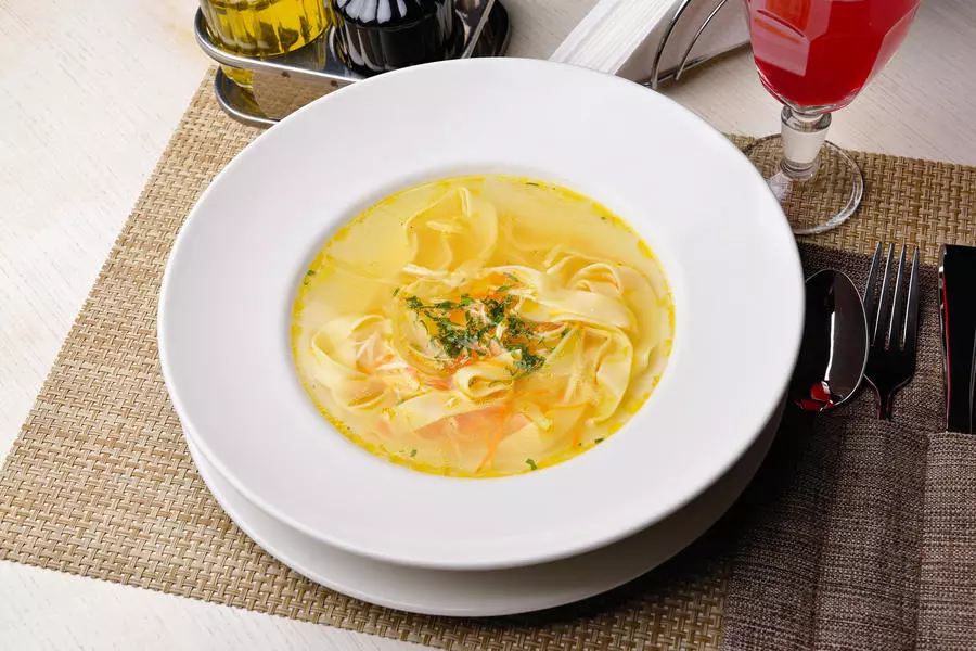 Куриный суп-лапша по итальянскому рецепту