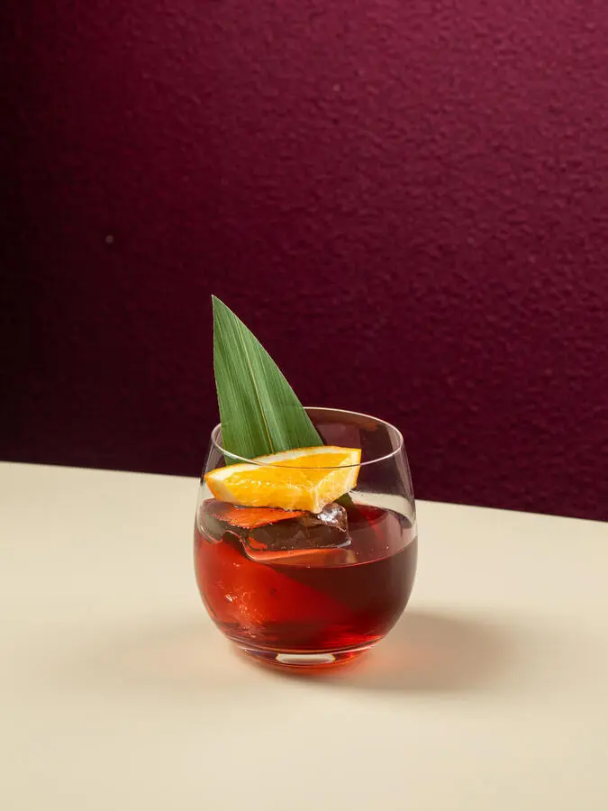 Yuzu Negroni Cocktail