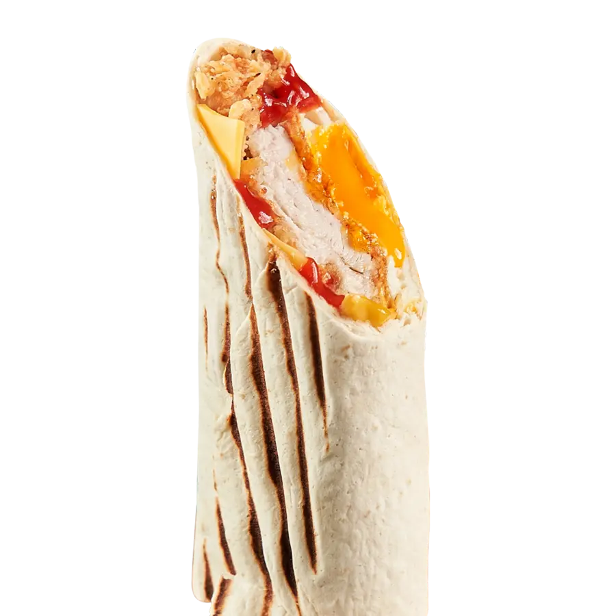 Ролл с курицей и яйцом