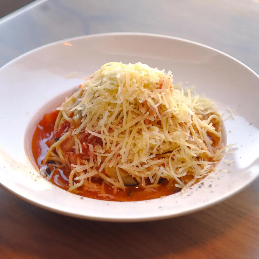 Паста с баклажанами и томатами/Pasta With Eggplant And Tomatoes