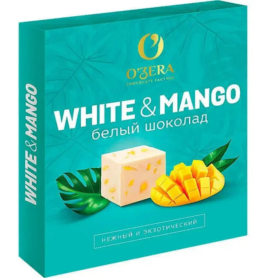 Шоколад Озера WHITE&MANGO 90г