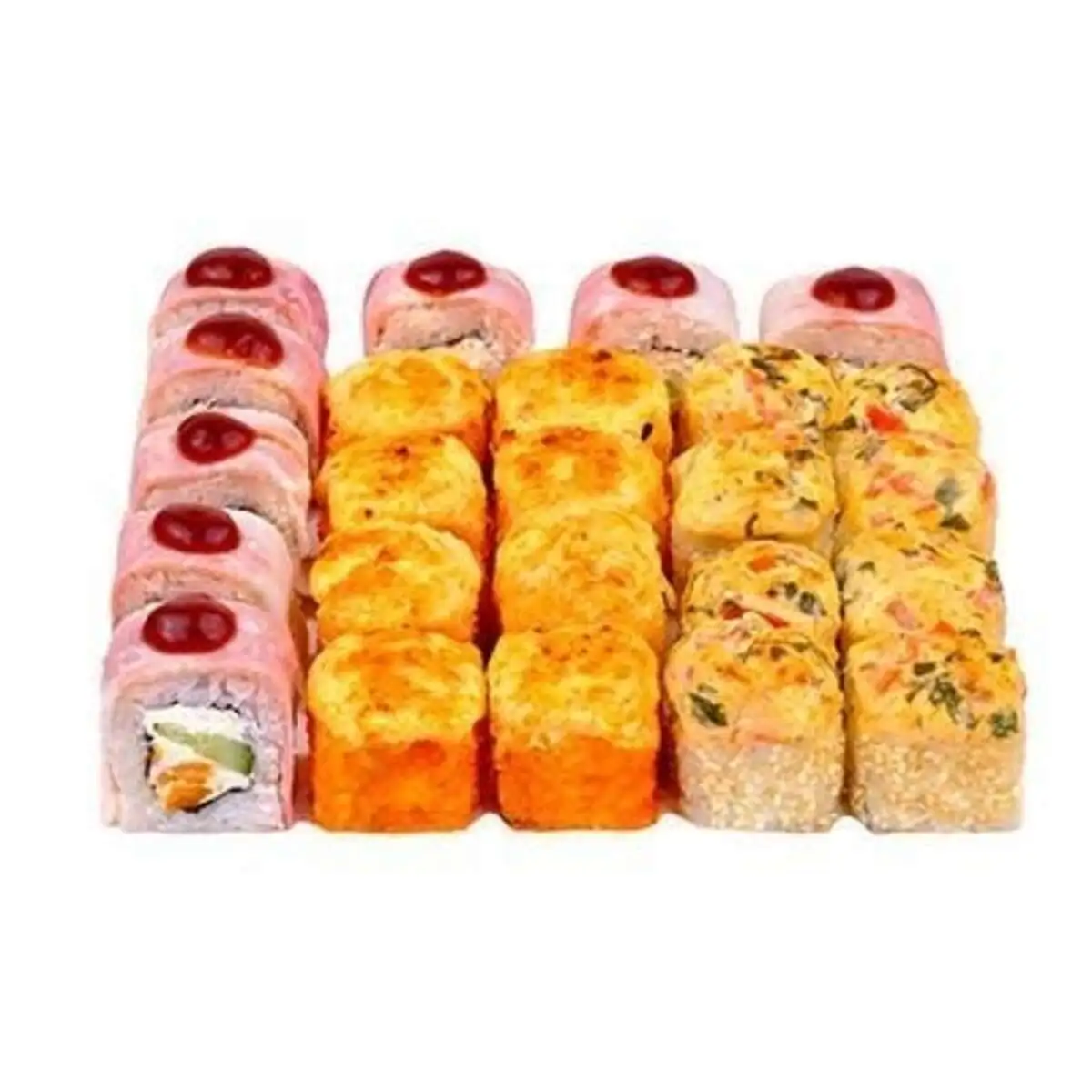 Жареный сет роллов. Сет джанго суши фуд. Большой сет роллов. Frosty сет. Запечённый сет 40 шт роллы.