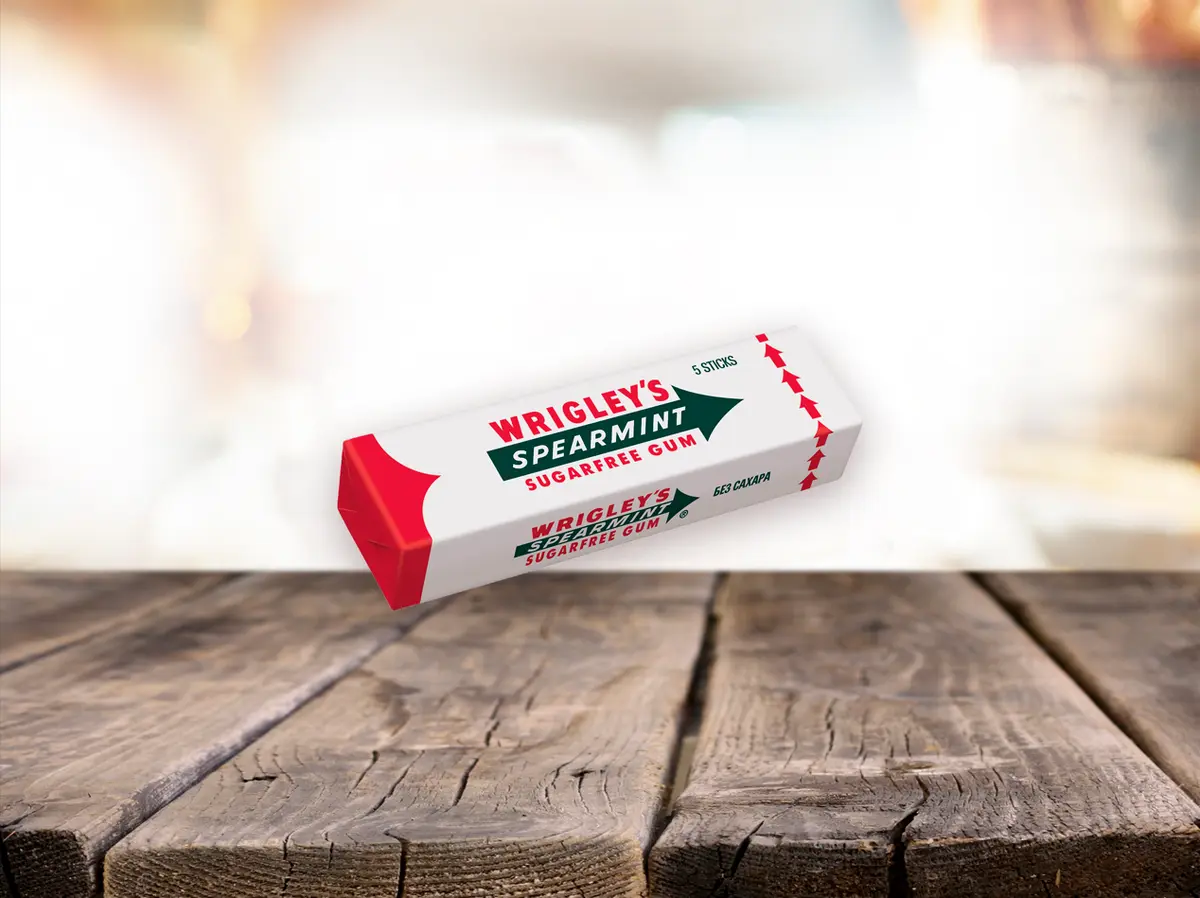 Жевательная резинка Wrigley's Spearmint без сахара мята