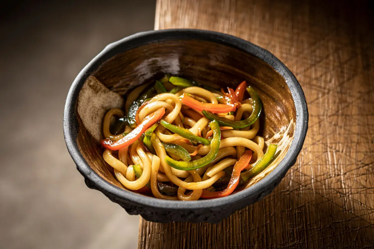 Udon with vegetables DM