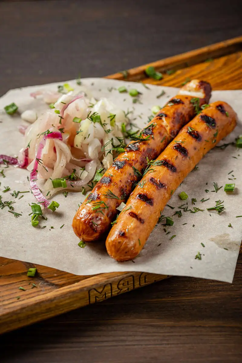 Колбаски из мяса курицы