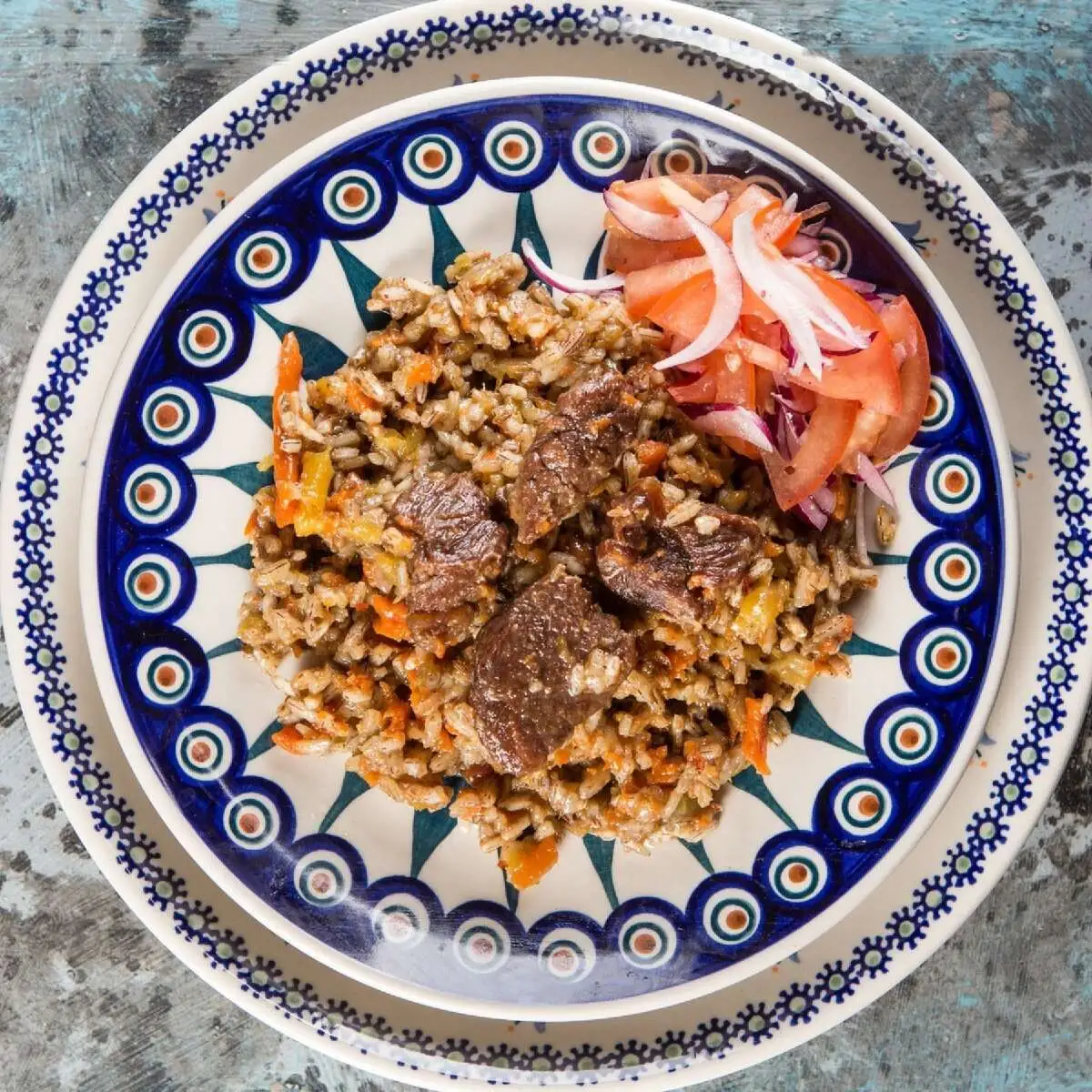 Плов с говядиной
