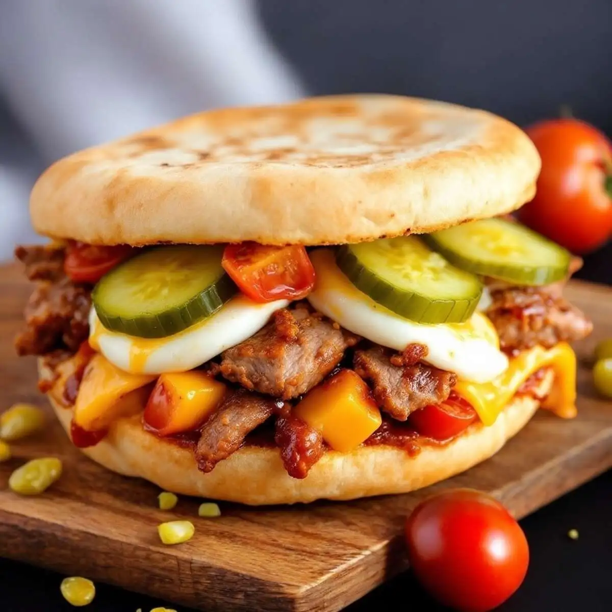 Шаурма со свининой BBQ