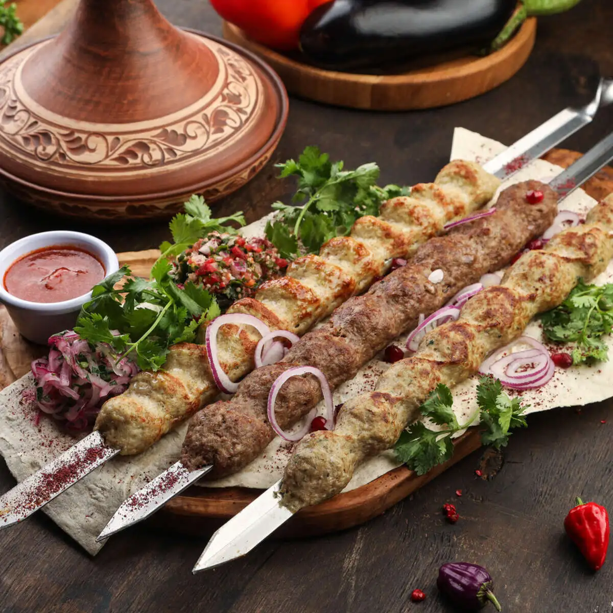 Люля-кебаб из курицы 