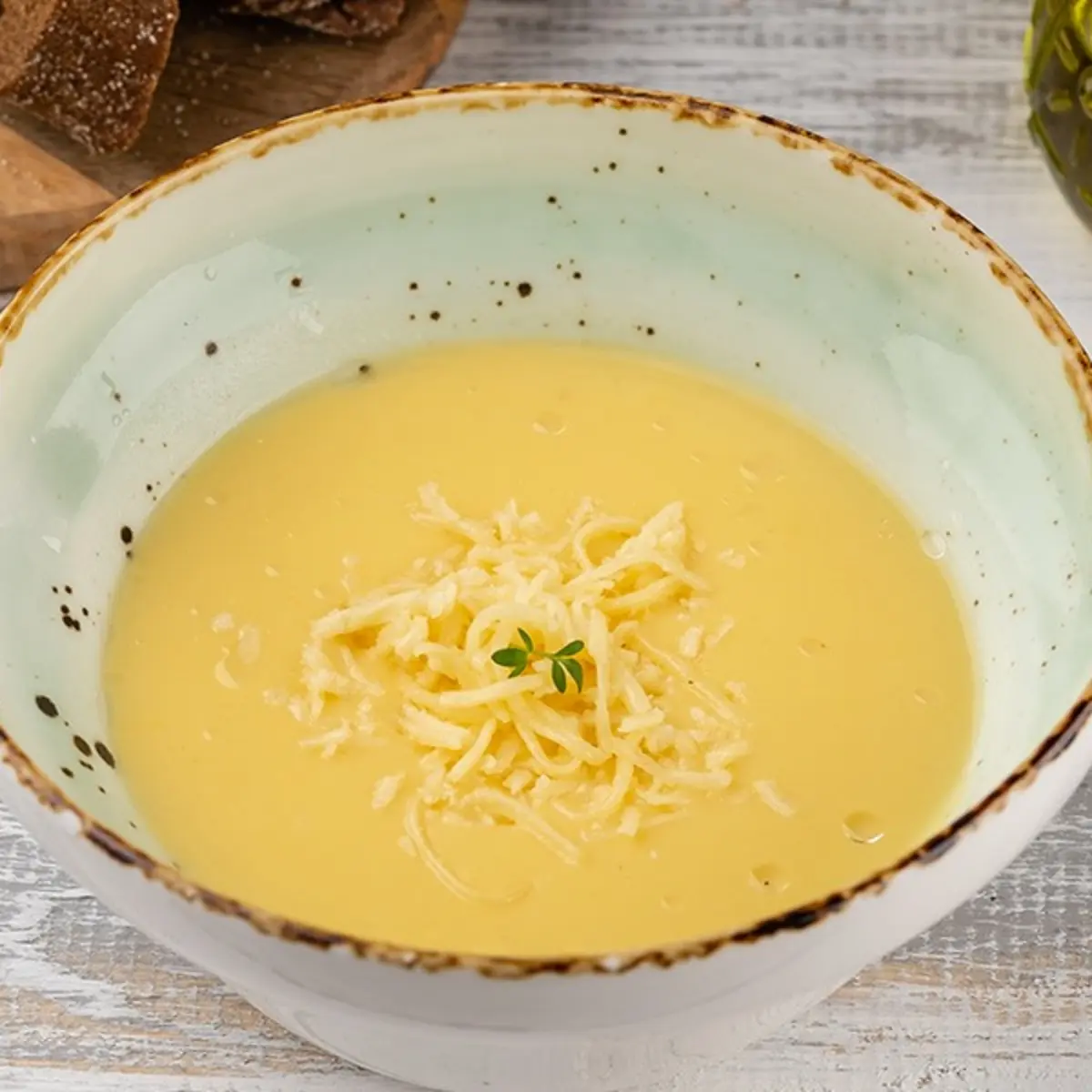 Суп сырный с курой 
