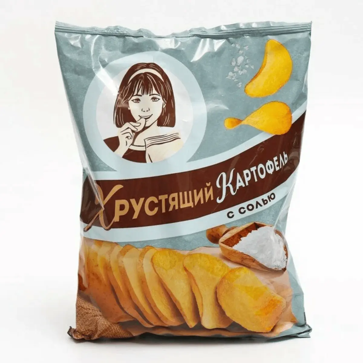 Хрустящий картофель с солью 160 гр.
