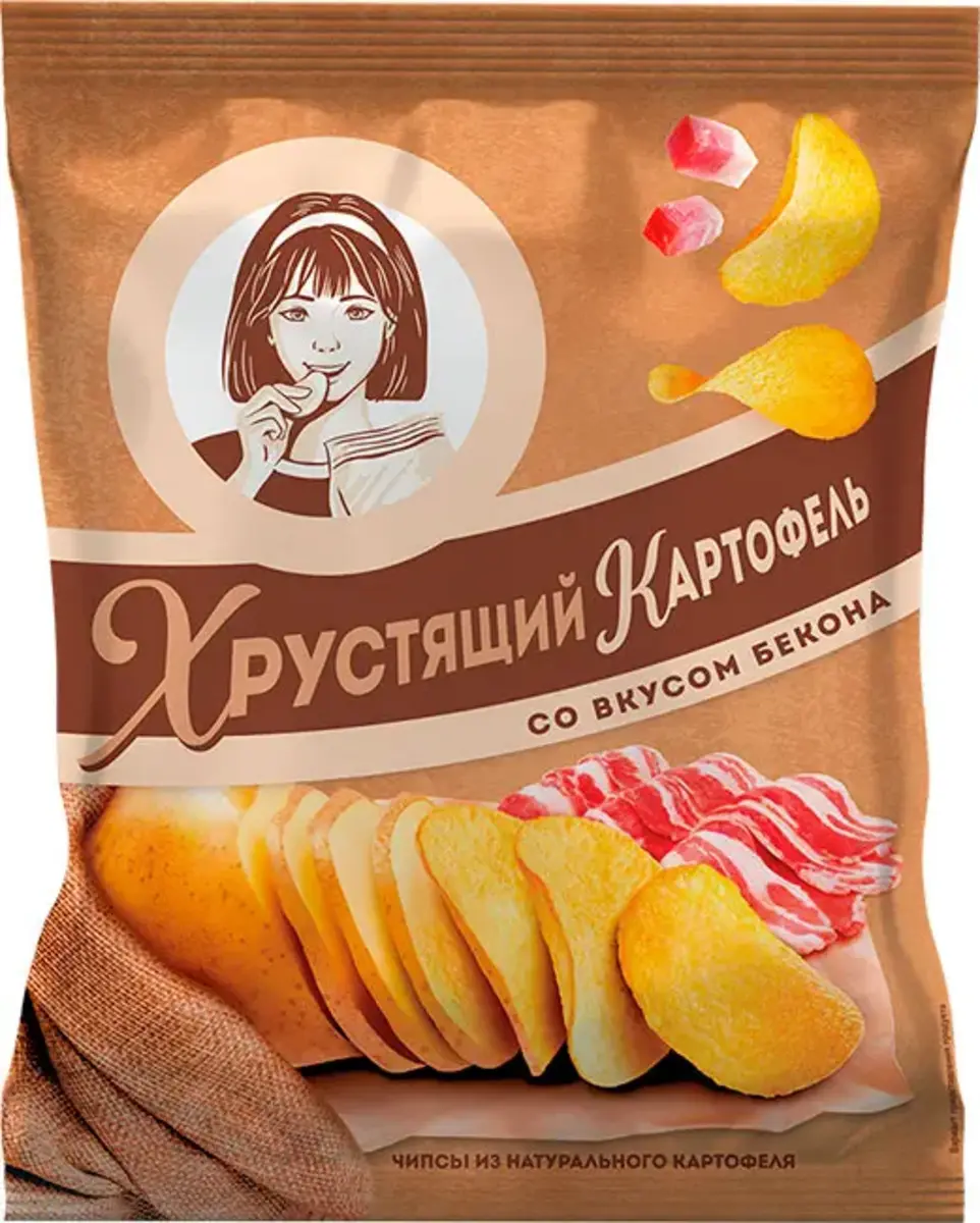 Хрустящий картофель бекон 160 гр.