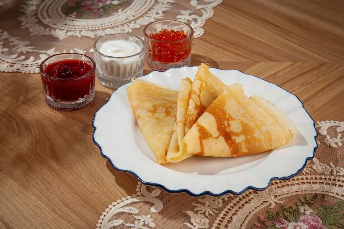 Блинчики с икрой