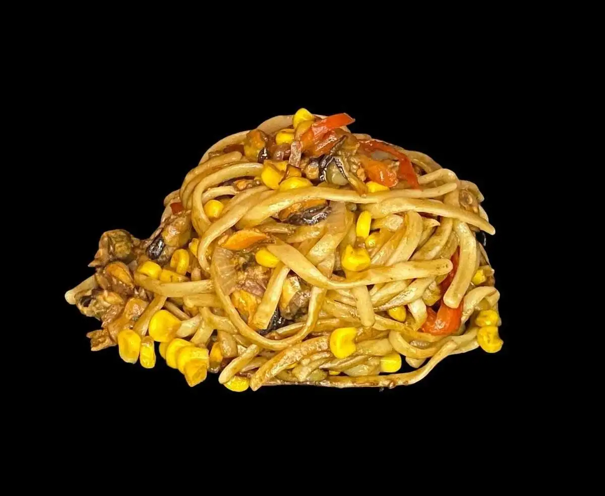 Удон с морепродуктами