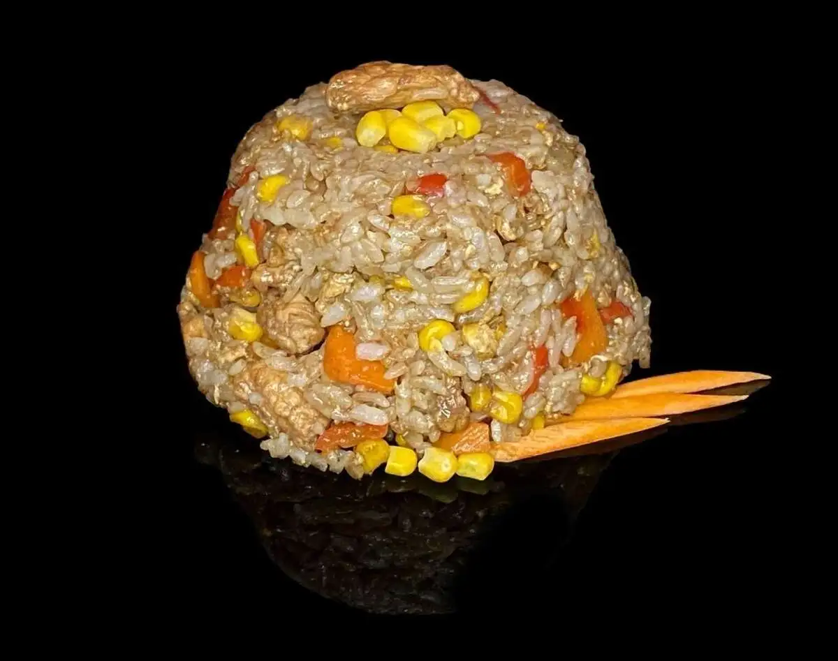 Тяхан с курицей