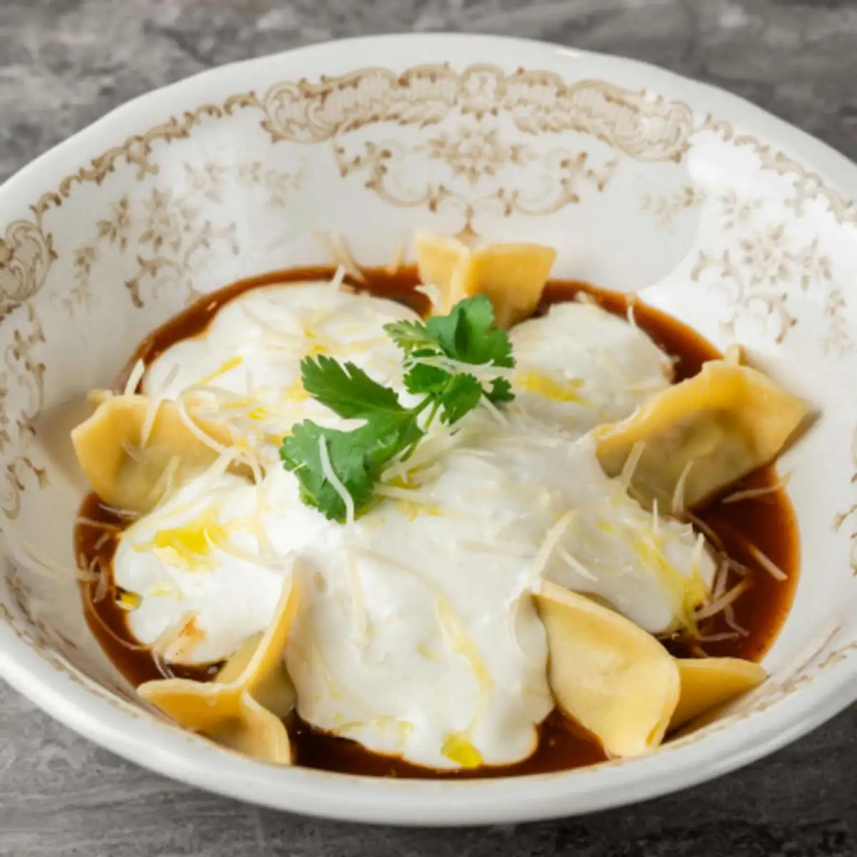 Равиоли с уткой
